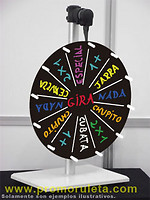 Ruleta esfera negra lavable.
