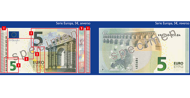 Elementos de seguridad del nuevo billete opergame.com